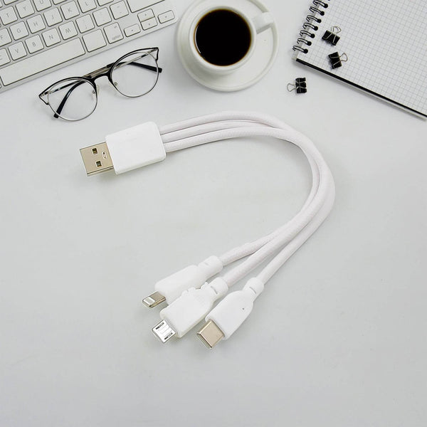 3 In 1 Charging Cable Fast Charging Cord USB Cable 3.5 Amp (1 Pc) - dailyneed.life