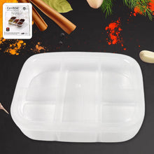 Plastic 5- Compartment Excellent container Reusable Lunch Box (1 Pc) - dailyneed.life