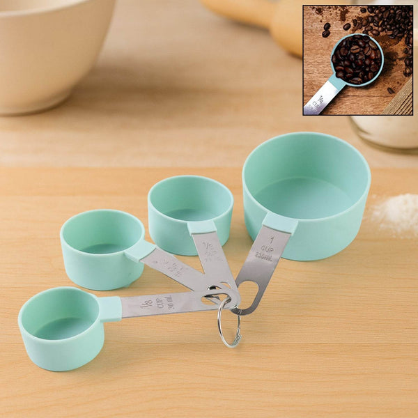 Measuring Cup Set with Stainless Steel Handles 4-Piece - dailyneed.life