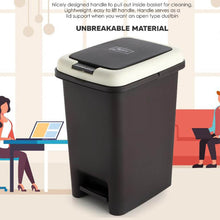 Apex Push N Pedal Plastic Dustbin 10L Capacity (1 Pc) - dailyneed.life