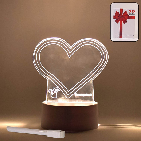 Creative Visualization Lamp 3D Acrylic Decorative Lamp With Pen - dailyneed.life