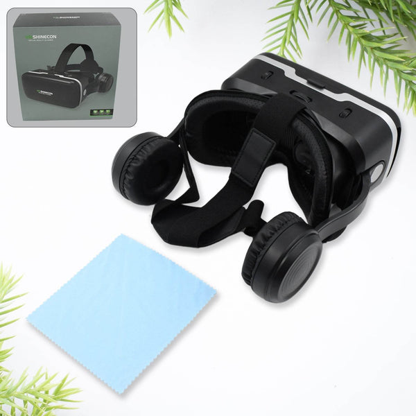 3D / HD VR Glasses Virtual Reality Goggles Headset for iOS for Android Smartphone VR Goggles-For 3D VR Movies Video Games with Headphones (1 Pc) - dailyneed.life