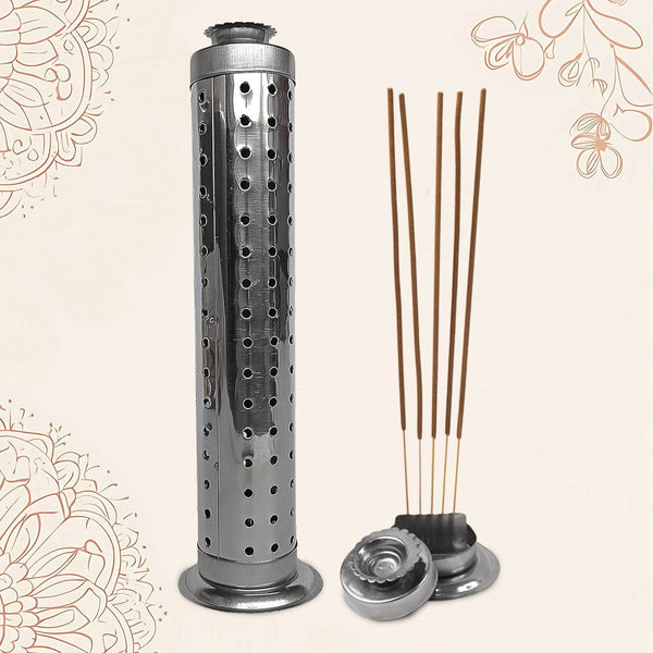 Stainless Steel Agarbatti Stand for Puja (1 Pc) - dailyneed.life