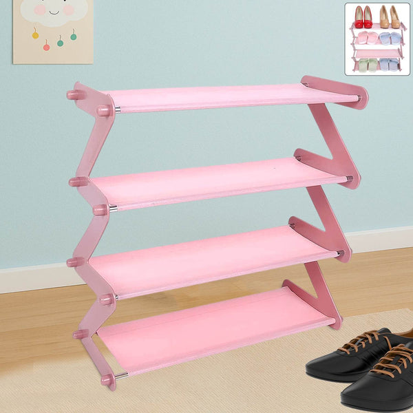 Shoe Rack Z-Shaped Four Layer (1 Pc / 4 Layer) - dailyneed.life