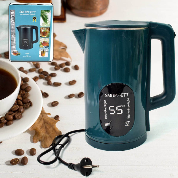 Temperature display electric kettle 55 degrees constant temperature electric kettle (1500W, 2.5 Ltr. / 1 Pc) - dailyneed.life