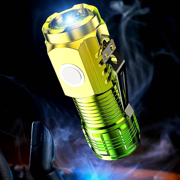 USB Chargeable Mini 3 LED Flashlight / Torch Light (1 Pc) - dailyneed.life
