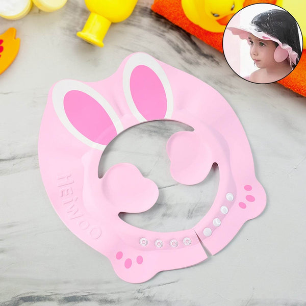 Adjustable Bunny Ear Baby Shower Cap (1 Pc) - dailyneed.life