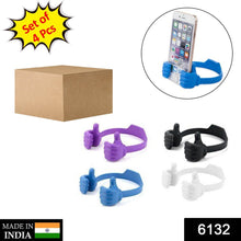4 Pc Hand Shape Mobile Stand used in all kinds of places including household and offices as a mobile supporting stand. - dailyneed.life