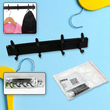 Extra Long 4-Hook Wall Coat Hanger with Eco Adhesive - dailyneed.life