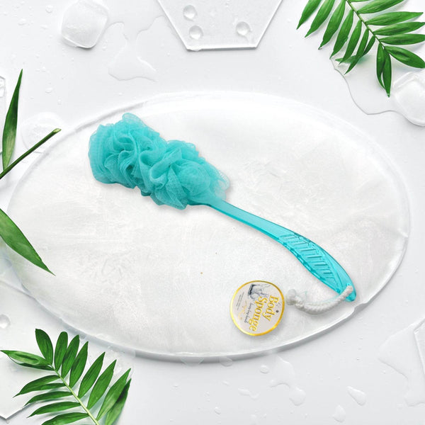 Loofah Back Scrubber for Shower, Long Handle Bath Sponge Shower Brush, Soft Nylon Mesh Back Cleaner Washer, Body Bath Brush for Women and Men, Bathroom Shower Accessories (45 Cm) - dailyneed.life