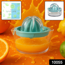 Manual Drink Orange Lemon Citrus Lime Fruit Juice Juicer Squeezer, BPA Free, Press & Pourer With Lid Plastic Manual (1 Pc) - dailyneed.life