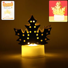 Decorative LED Gold Metal Leaf Diya Lamp, Diwali (1 Pc) - dailyneed.life