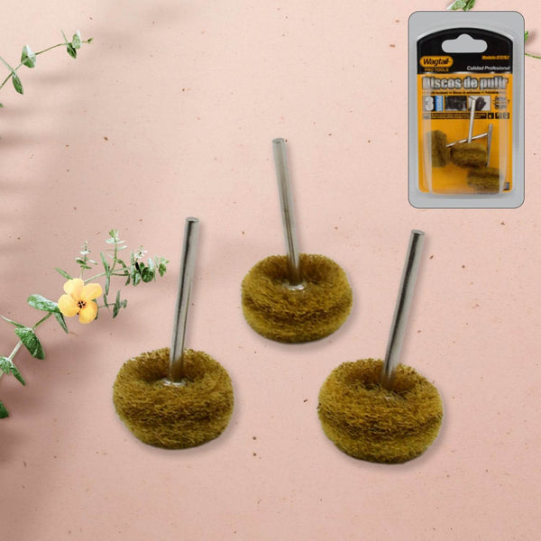 Abrasive Buffing Polishing Wheel Set (3 Pcs) - dailyneed.life