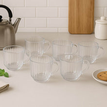 Unbreakable Transparent Plastic Tea Cups (Set of 6 Pc) - dailyneed.life