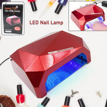 36W LED Nail Dryer, Curing Nail Polish UV Gel Diamond Shaped Nail Dryers (1 Pc) - dailyneed.life