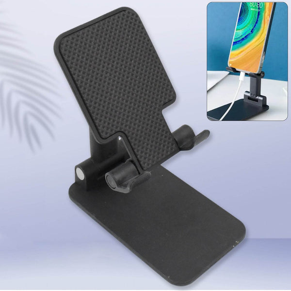 DESKTOP CELL PHONE STAND PHONE HOLDER FULL 3-WAY ADJUSTABLE PHONE STAND FOR DESK HEIGHT + ANGLES PERFECT AS DESK ORGANIZERS AND ACCESSORIES - dailyneed.life