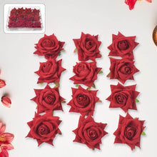 Flower Rose Hair Pin / Clip Velvet Flower Design (12 pcs Set / Red Color Only), Hair accessories - dailyneed.life