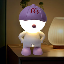 Cute Lovely Cartoon Design LED Desk Night Light With Plastic Head Cap (1 Pc) - dailyneed.life