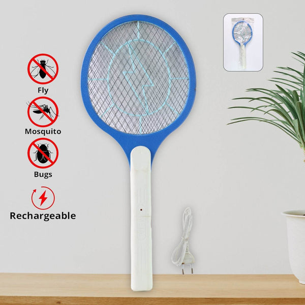 Anti Mosquito Racquet Rechargeable Insect Killer Bat with LED Light - dailyneed.life