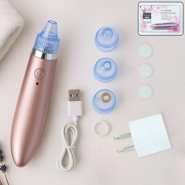 Vacuum Suction Tool with 4 Suction Head for Men and Women (Multi-Color / 1 Set) (USB & Adapter Included) - dailyneed.life