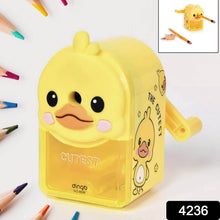Plastic Cutest Duck Pencil Sharpener (1 Pc) - dailyneed.life