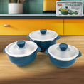 Apex Microwave-Safe Serving Bowl 3 Pcs Set (700ml, 1000ml, 1400ml) - dailyneed.life