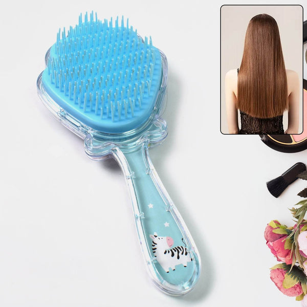 Cartoon Hair Brush Massage Shower Comb Blur Wet Salon (1 Pc ), Hair accessories - dailyneed.life