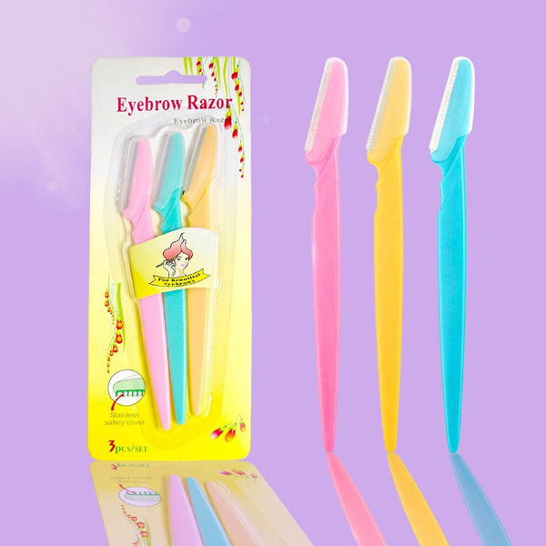 Eyebrow Painless Facial Hair Remover Razor for Face, Women and Men (3 Pack) - dailyneed.life