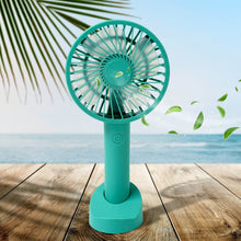 Portable Handheld Fan With 3 Speeds Battery Operated Fan Rechargeable Multi Colors As Base Phone Holder Fan (Battery Included) - dailyneed.life