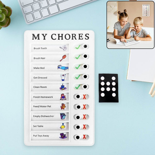 Portable My Chores Home Note Board Management Planning Memo Boards Reminding Time. (Size :- 20x12Cm) - dailyneed.life