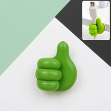 Green Multifunctional Multi functional Hand Shape Wall Clip Hanger Keys Cable Holder - dailyneed.life