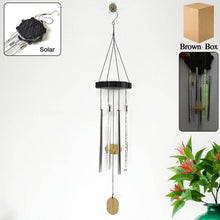 Solar LED Wind Chime with Tubes Soothing Sound & Colorful Glow (1 Set) - dailyneed.life