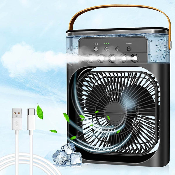 Portable Air Conditioner Fan - Personal Desk Cooling Fan (Battery Not Included) - dailyneed.life