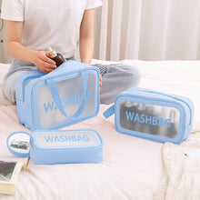 3-IN-1 Waterproof Transparent Travel Toiletry Bag Set - dailyneed.life