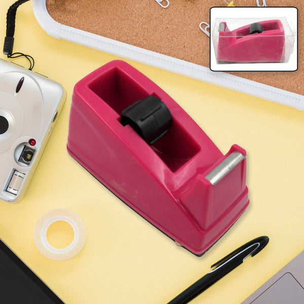 Plastic Tape Dispenser & Cutter for Home, Office & School (1 pc / B Grade) - dailyneed.life