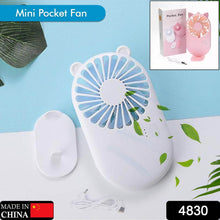 Handheld Mini Fan - USB Personal Fan with Bracket, Pocket-Sized Desktop Fan (Battery Not Included) - dailyneed.life