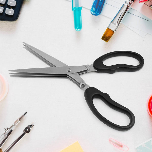 Multifunction Vegetable Stainless Steel Herbs Scissor With 3 Blades (1 Pc) - dailyneed.life