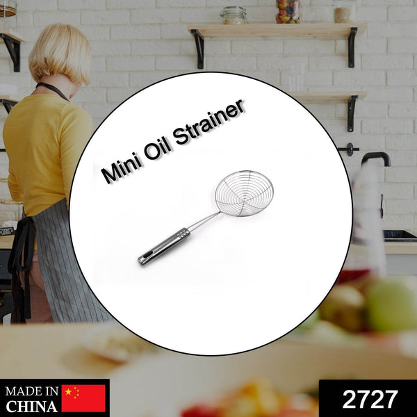 Mini Oil Strainer To Get Perfect Fried Food Stuffs Easily Without Any Problem And Damage. - dailyneed.life