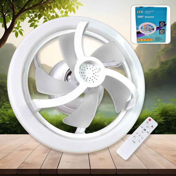 360° Rotation Ceiling Fan Light Smart Fan with Remote Control (1 Pc) - dailyneed.life