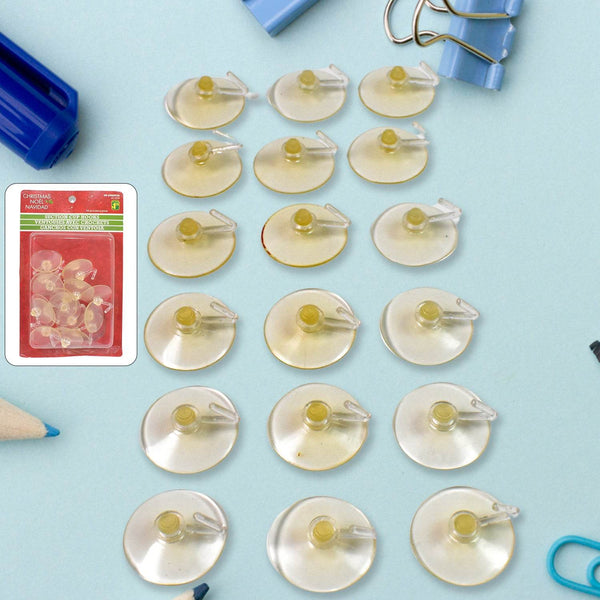 Transparent Rubber Vacuum Sucker, Suction Cup Hooks (18 Pcs Set) - dailyneed.life