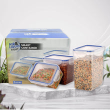 Classics Rectangular Plastic Airtight Food Storage Containers with Leak Proof Locking Lid Storage container set of 3 Pc( Approx Capacity 500ml,1000ml,1500ml, Transparent) - dailyneed.life