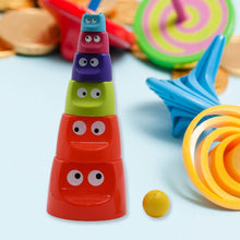 Monster Cups - Activity Toy for Babies 5+ Months Plastic Multicolor Infant & Preschool Toys Develops Motor & Reasoning Skills Birthday Gifts for Boys Girls Age 5+ Months Kids (1 Set) - dailyneed.life