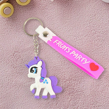 Cute Cartoon Unicorn Keychain with Silicone Strap (1 Pc / Mix design) - dailyneed.life