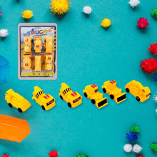 Vehicle Car Engineering Automobile Construction Car Toys Set for Children Kids Crane Excavator Road Roller Forklift Mixer Truck Transporter Truck Machine Construction Toys (6 Pcs Set) - dailyneed.life