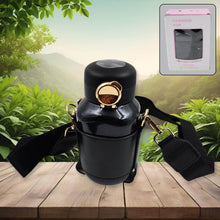 Thermos Steel Bottle, Push Button | Fashion Cup Temperature Display Bottle (420 ML) - dailyneed.life