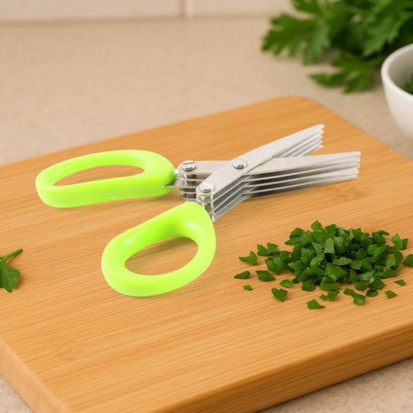5-Blade Multipurpose Herb Scissors (1 Pc) - dailyneed.life