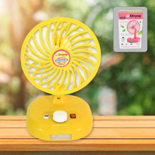 USB-C Type Rechargeable Portable Fan With LED Light Heavy Duty Motor & Foldable Fan With Charging Port Home, Outdoor, Temple - dailyneed.life