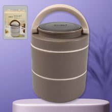 Ganesh Smart Stack 2-Layer Stainless Steel Leak-Proof Lunch Box for Office, School, Picnic - dailyneed.life