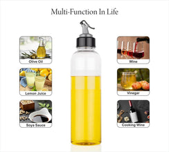 1L Oil Dispenser with Lid & Drip-Free Spout (Plastic) - dailyneed.life