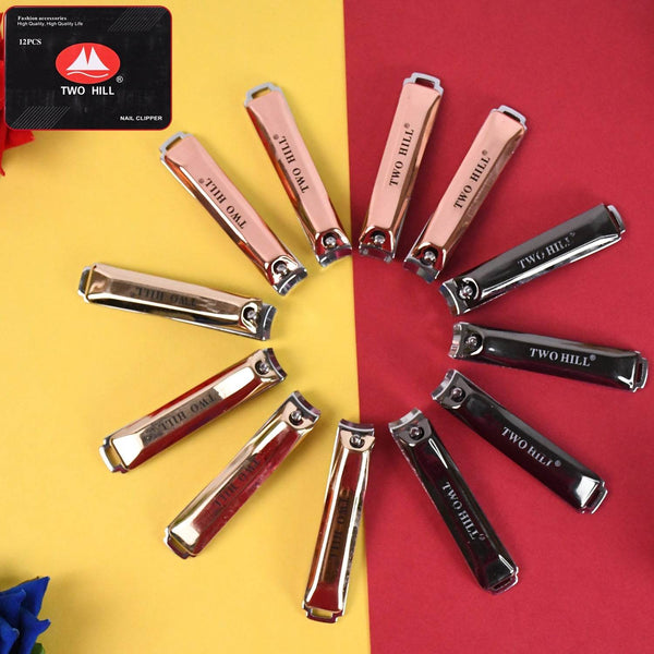 Stainless Steel Cute Nail Clipper with Nail Catcher, Nail File (12 Pcs Set / Mix Design) - dailyneed.life